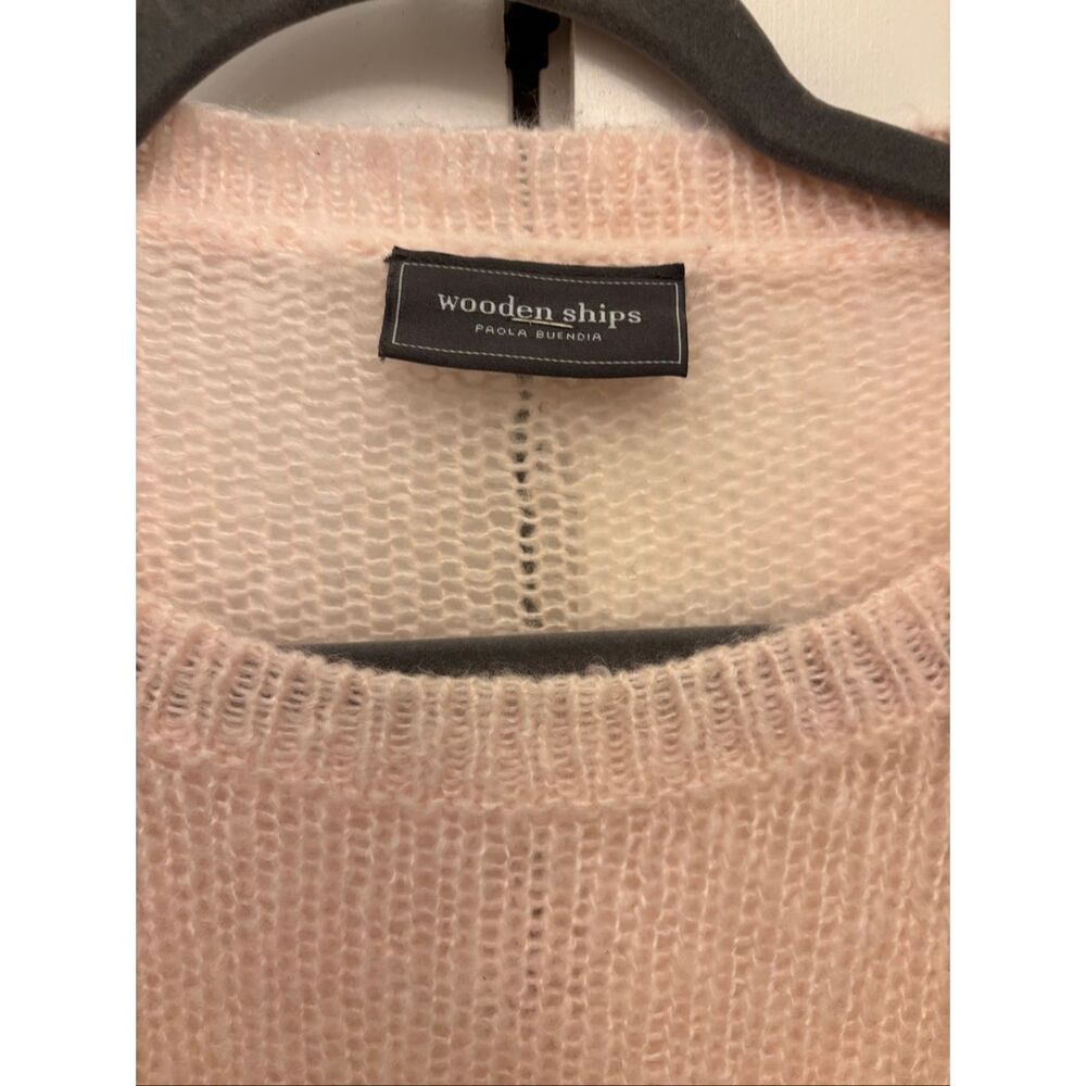 Wooded ships wool blend knit lightweight sweater, S/Med $168 G28 - Picture 5 of 8